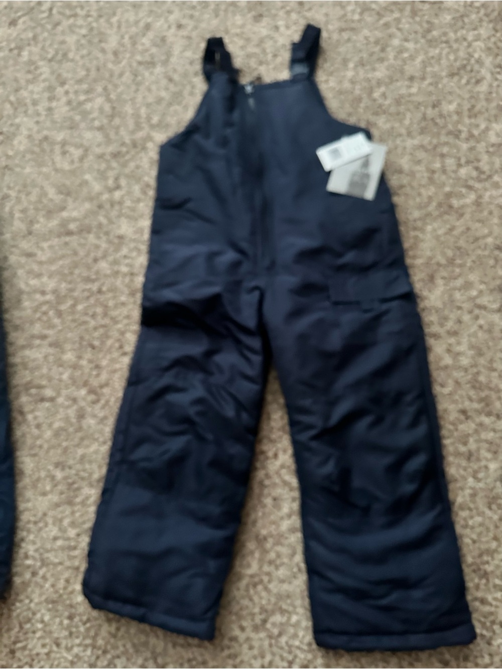 Children's London Fog Navy Snow Overalls